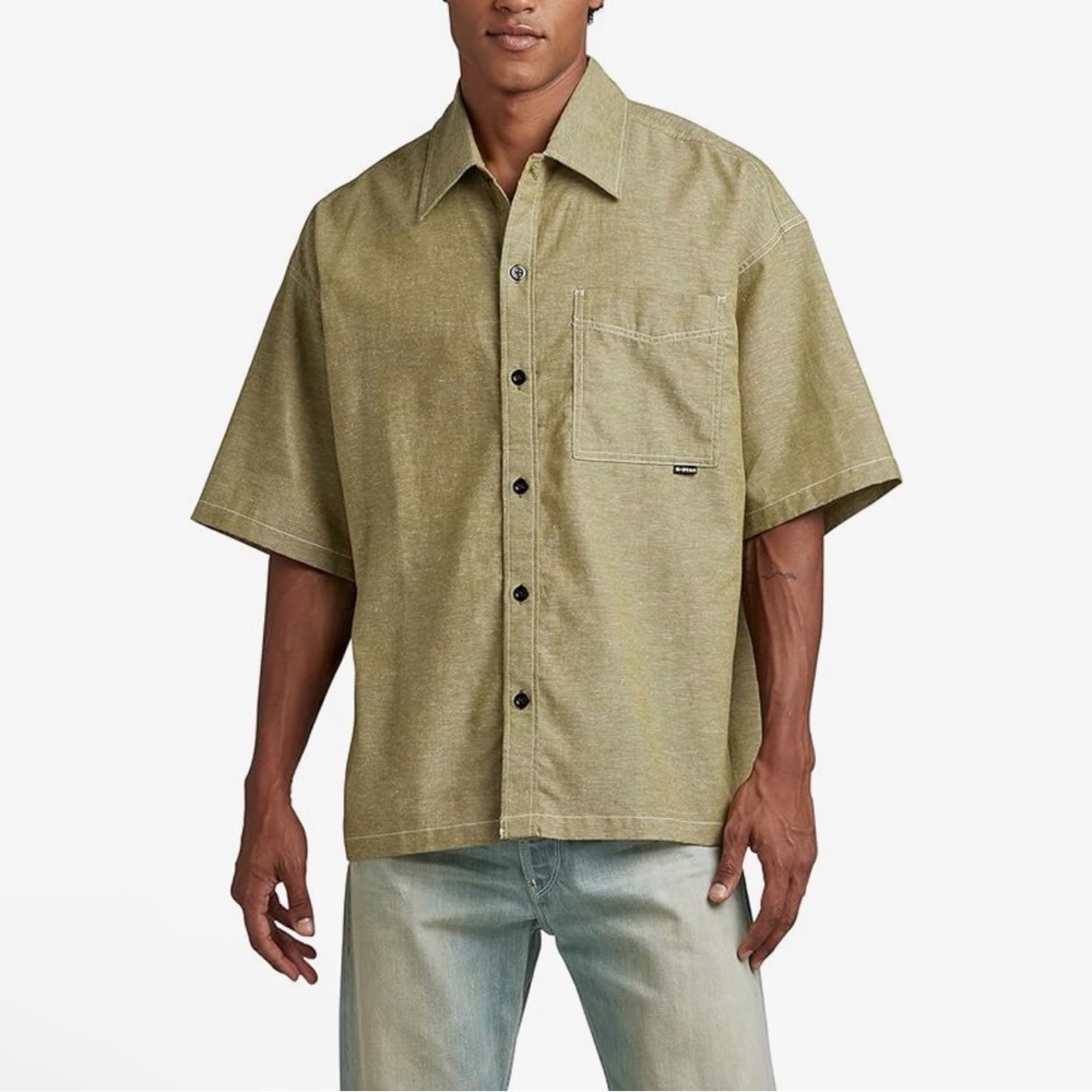 G-STAR Men’s One Pocket Short Sleeve Boxy Shirt | Size M | New‎ With Tag | O2